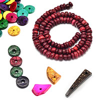 Coconut Beads Wooden Natural Jewelry Making