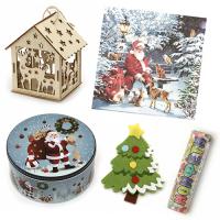 Christmas decorations and materials