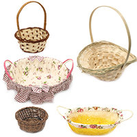 Wooden Baskets for Gifts, Decoupage, Home Decoration, DIY, Handmade