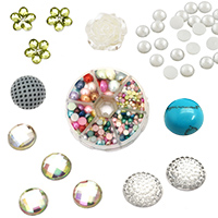 Cabochon Pearls, Stones & Beads for Gluing, Sew On, Decorations, Clothes, Jewelry Making