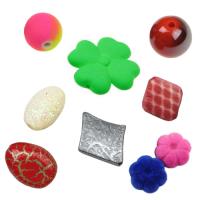 Coated Acrylic beads Dyed Faceted Rubber 